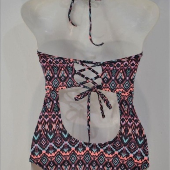 Shade & Shore Tribal One Piece Swimsuit 38B - Picture 6 of 6